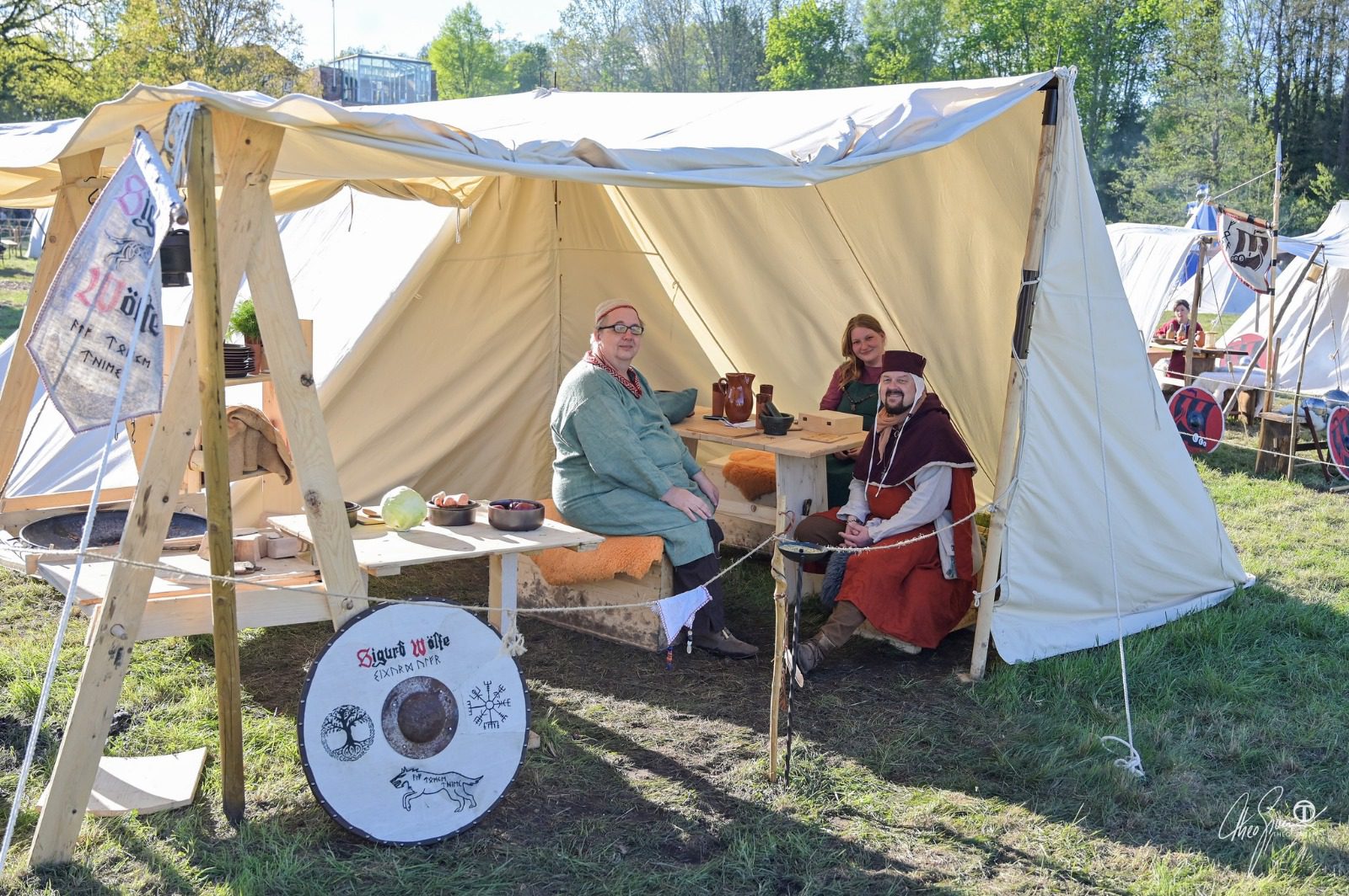 Marktstand der Sigurd Wölfe